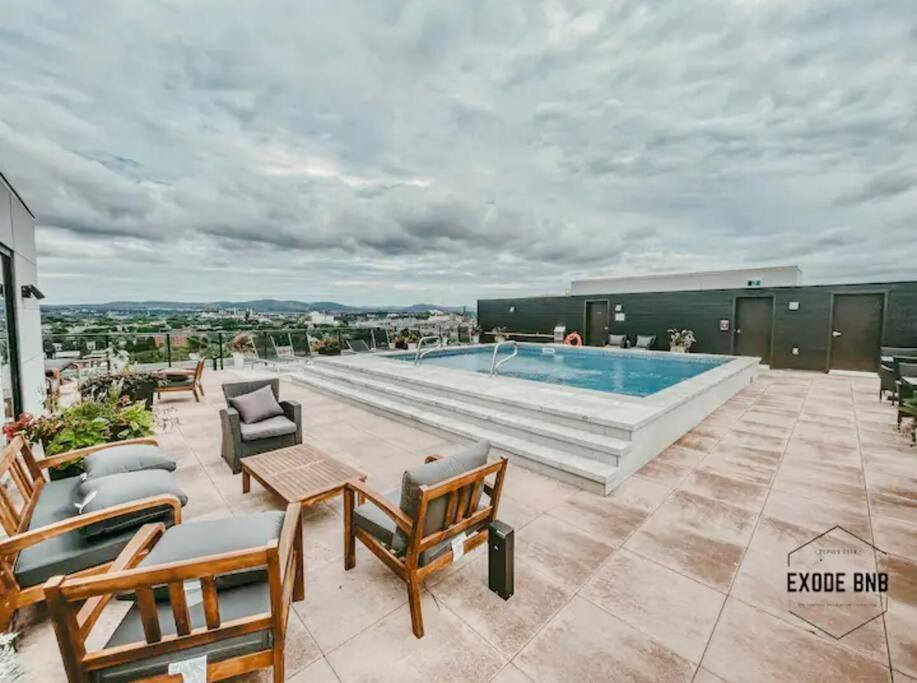 Condo - 305 Piscine Bbq Wifi Québec Kültér fotó
